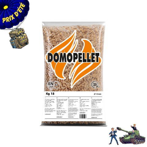 PELLETS DOMOPELLETPOWER RESINEUX DIN+ EN+