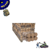 BOIS BUCHES COMPRESSEES FEUILLUS NUIT