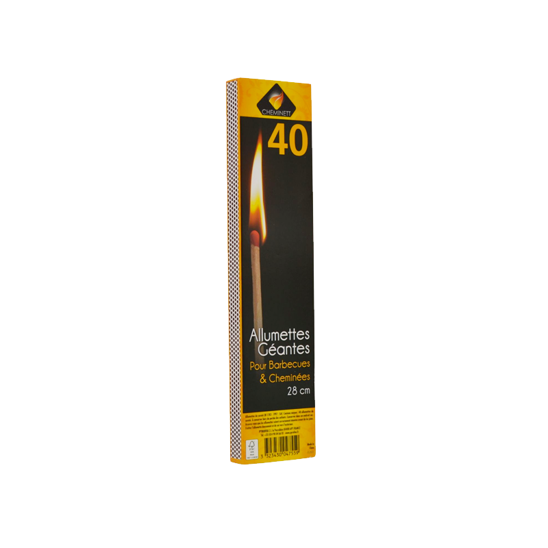 ALLUMETTES GEANTES 28 CM