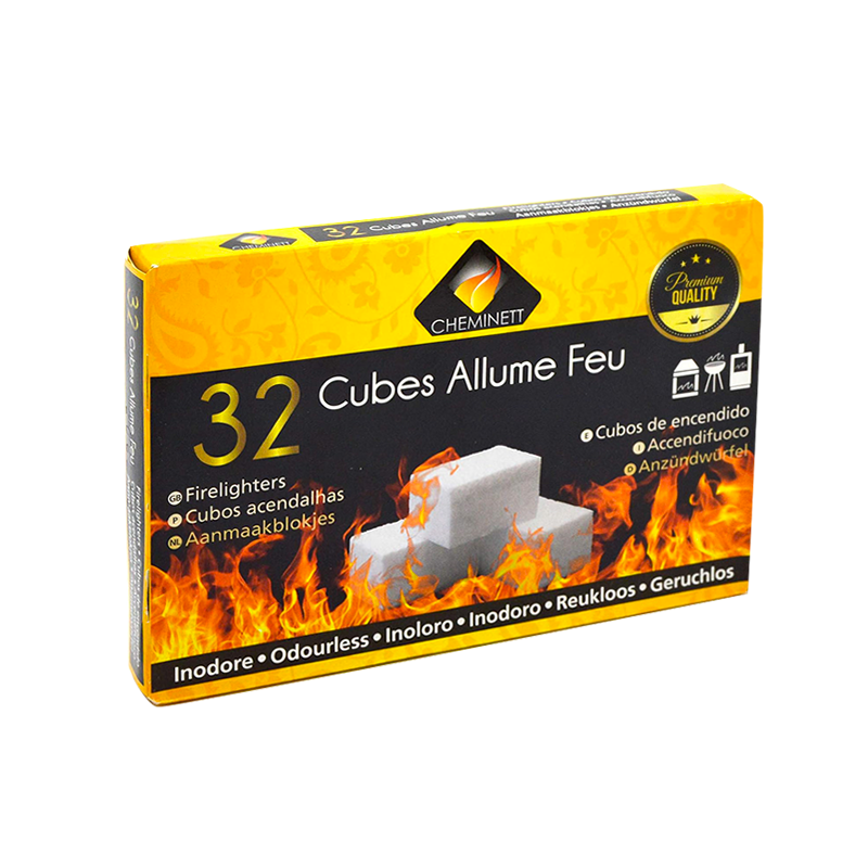 ALLUME FEU BASE PARAFFINE CUBES