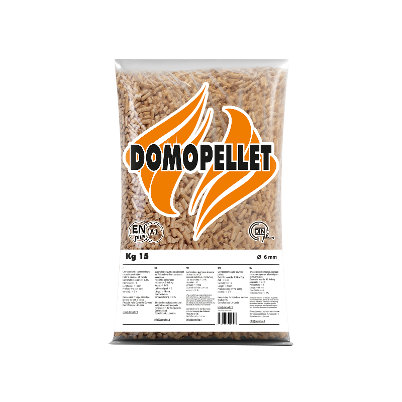 PELLETS DOMOPELLETPOWER RESINEUX DIN+ EN+