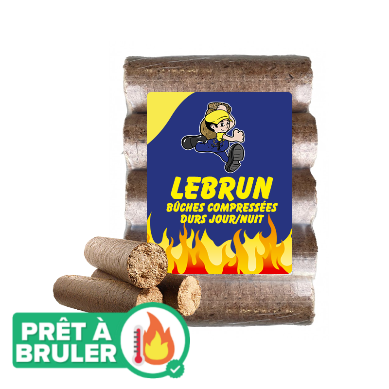 BOIS BUCHES COMPRESSEES DURS JOUR/NUIT